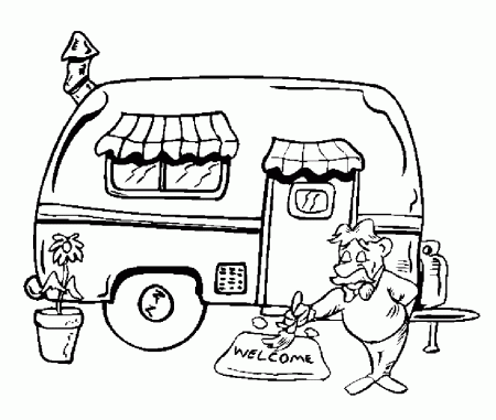 Camping Coloring Pages 12 | Free Printable Coloring Pages 