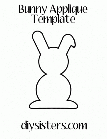Easter Bunny Applique | diysisters