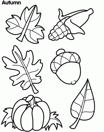 Fall Leaves Coloring Pages | Coloring Pages