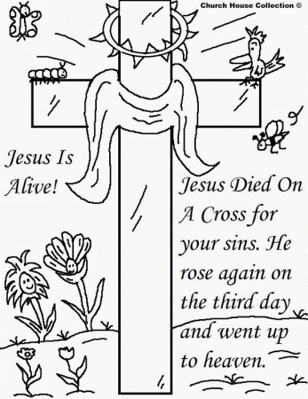 Coloring Pages For Easter Christian | Top Coloring Pages