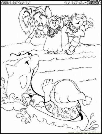 Coloring Pages Ages Of Hawaii For Kids 1 Lrg (Food & Fruits 