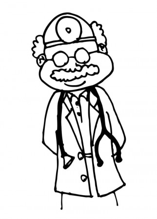 Doctors Office Coloring For Kids | Kids Coloring Pages