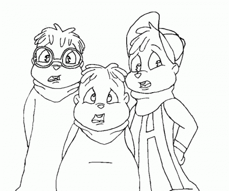 Impressive Alvin And The Chipmunks Coloring Pages | Fun Coloring Ideas