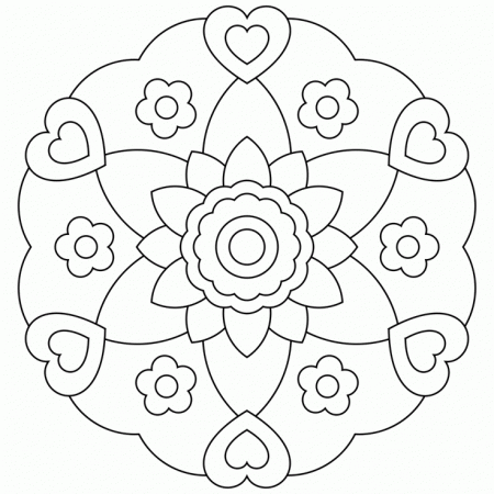 Mandala Coloring Pages For Kids | Coloring Pages