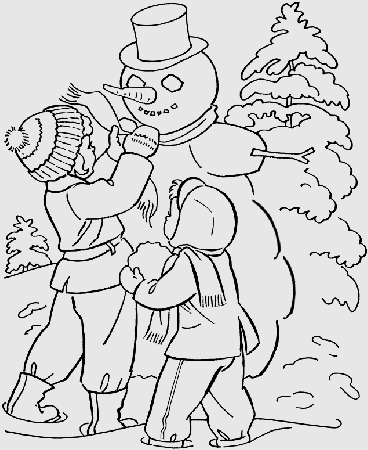 Search Results » Snowman Coloring Pages Printable
