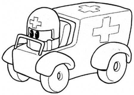 Ambulance Coloring Pages - Free Coloring Pages For KidsFree 