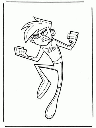 Free Printable Danny Phantom Coloring Pages For Kids