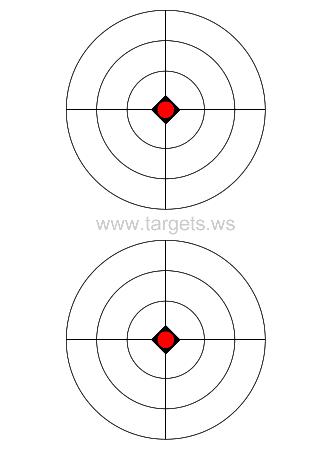 Targets - Print your own bullseye shooting targets