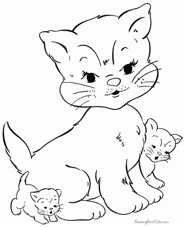 kids-coloring-pages-free-baby-animals-258 | COLORING WS