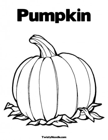 Coloring Sheet For Pumpkins