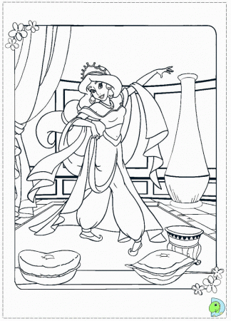 Aladdin and jasmine coloring pages12 « Printable Coloring Pages