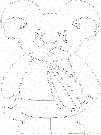 Coloring Pages Hungary Hamster (Countries > Others) - free 