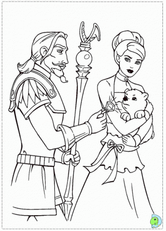 barbie magic horse Colouring Pages (page 3)