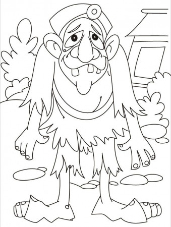 Help me out from this shabby condition coloring pages | Download 