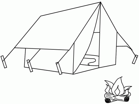 Camping Sports Coloring Pages & Coloring Book