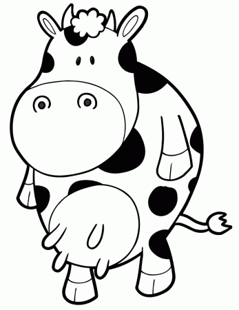 cow coloring pages 3 cow coloring pages | Inspire Kids