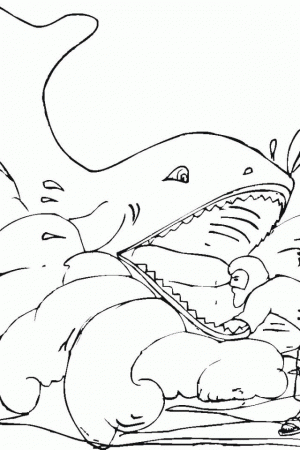 Coloring Pages For Jonah And The Whale | download free printable 