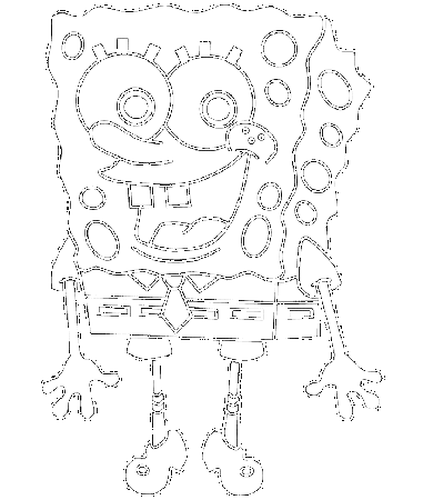 Spongebob Squarepants Coloring Page - Nickelodeon Coloring Pages 