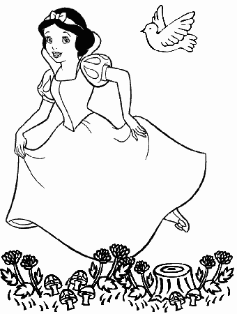 printable snow white coloring pages | Maria Lombardic