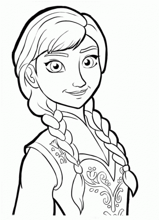 Frozen A4 Colouring Pages