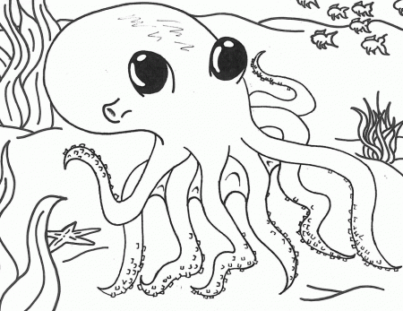 Cartoon Octopus For Coloring Book Stock Vector Izakowski 285413 