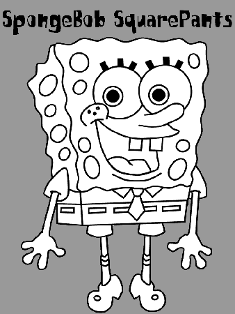 SpongeBob And Gary - SpongeBob Coloring Pages : Coloring Pages for 