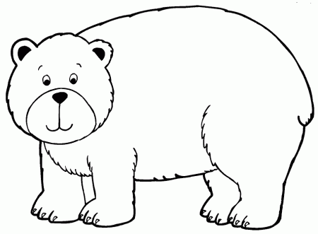 Bear pictures to color
