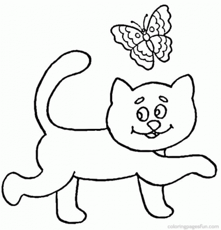 Cats and Kitten Coloring Pages 35 | Free Printable Coloring Pages 