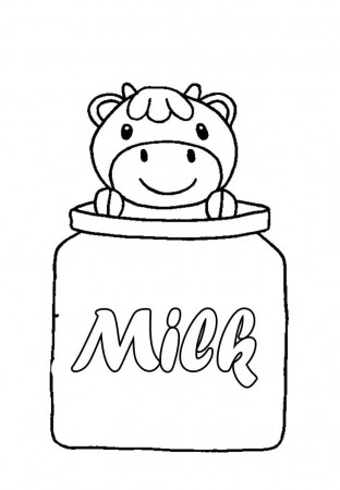 Bottle Coloring Pages