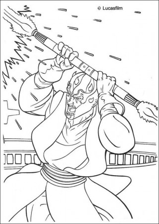 Darth Maul Coloring Pages Mask 185 | Free Printable Coloring Pages
