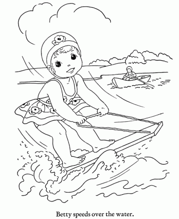 Summer Coloring Pages for Kids- Printable Coloring Pages
