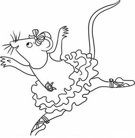 Angelina Ballerina Coloring Pages 15 | Coloring pages