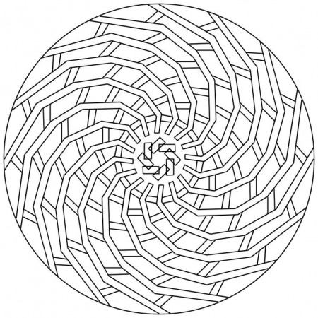 Pin by Geometry Coloring Pages on Geometry & Mandala Coloring Pages |…