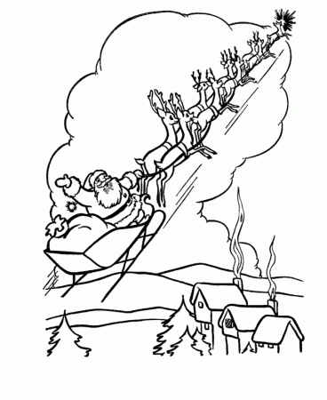 BlueBonkers : Rudolph the Reindeer Coloring pages - 5