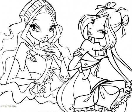 Winx boyamalar coloring pages for kids | Free Coloring Pages