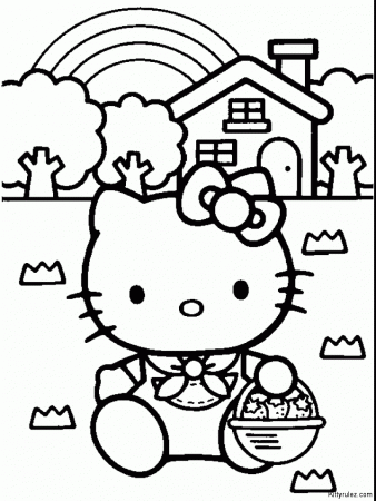 Hello Kitty Free Coloring Pages 108 | Free Printable Coloring Pages