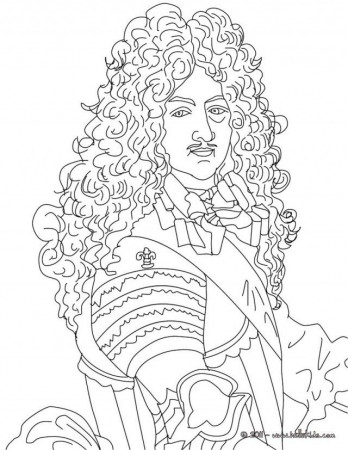 FRENCH KINGS AND QUEENS Coloring Pages EMPEROR NAPOLEON THE 1ST 