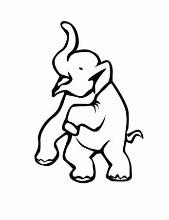 Circus Elephant Coloring Pages | Clipart Panda - Free Clipart Images