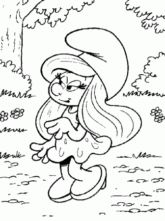 The smurfs Coloring Pages