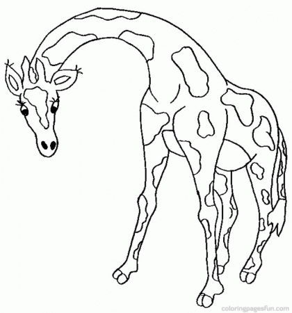 Giraffe Coloring Pages 21 | Free Printable Coloring Pages 
