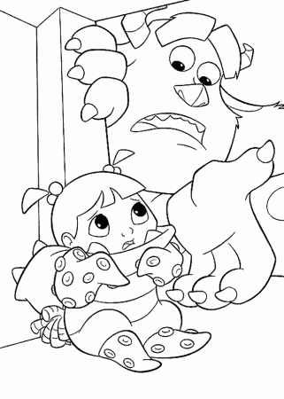 Monsters inc Printable Coloring pages | Coloring Pages