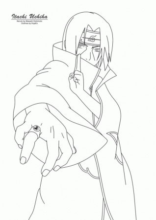 Itachi Uchiha Coloring Pages 190351 Naruto Shippuden Coloring Pages