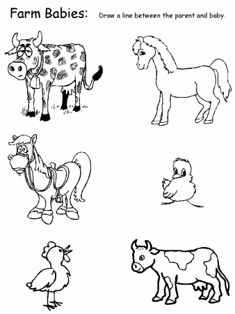 Free Printable Coloring Pages Farm Animals