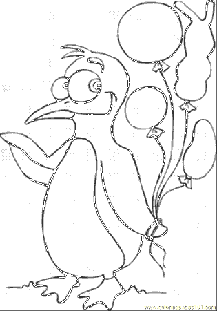 Free Printable Coloring Page Penguin Pages | coloring pages