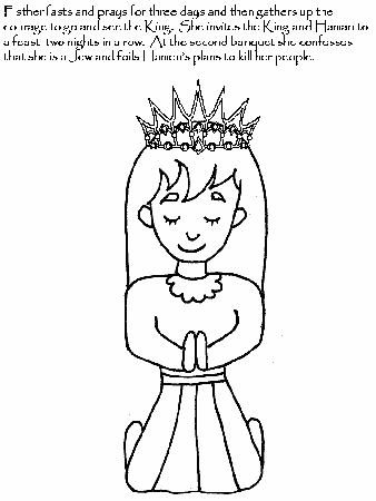 Coloring Page Place :: The Story of Esther