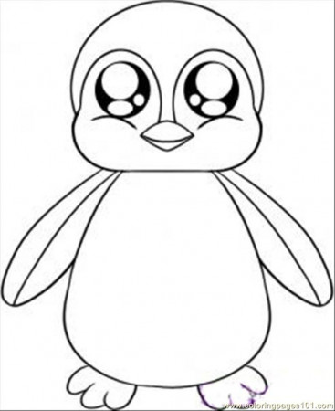 Penguin Coloring Pages Online : Penguin Coloring Picture. Penguin 