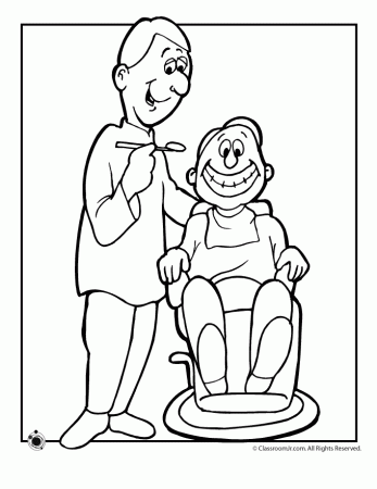 Dental Coloring Pages For Kids - Free Printable Coloring Pages 