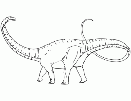 Apatosaurus Dinosaur Coloring Page | Free Printable Coloring Pages