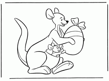 Kangaroo Coloring Pages