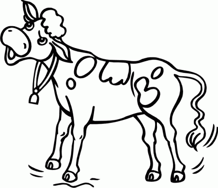 Free Coloring Pages For Kids: Coloring Cow - ClipArt Best 